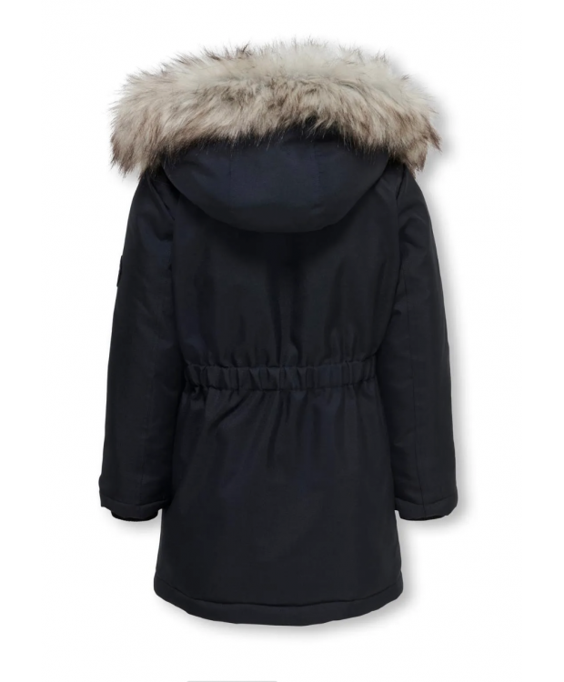 KIDS ONLY jakke med faux fur i nightsky til piger