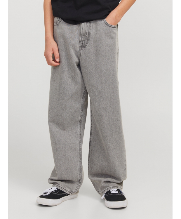 Jack & Jones Junior bukser i lysegrå denim til drenge