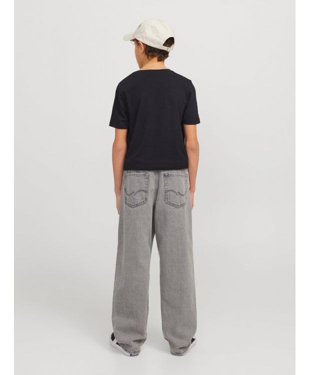 Jack & Jones Junior bukser i lysegrå denim til drenge billede 3