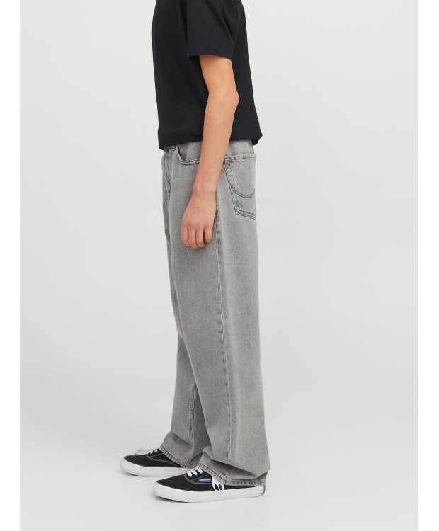 Jack & Jones Junior bukser i lysegrå denim til drenge billede 5