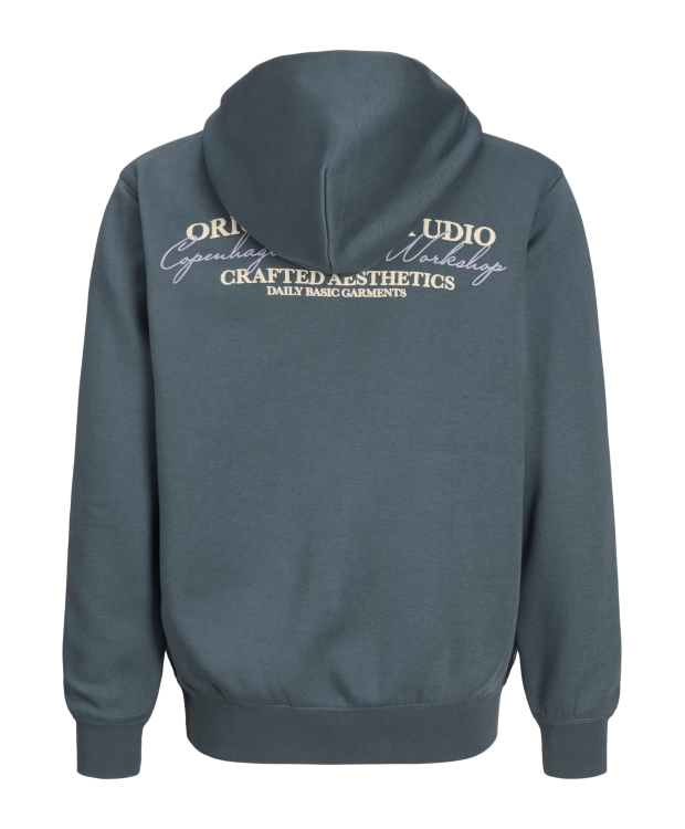 Jack & Jones Junior hoodie i stormy blå til drenge billede 8