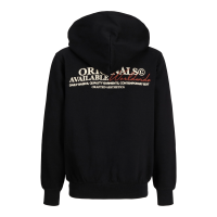 Jack & Jones Junior hoodie i sort til drenge
