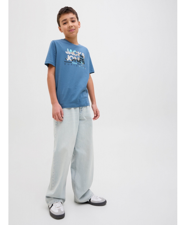Jack & Jones Junior bukser i lyseblå denim til drenge