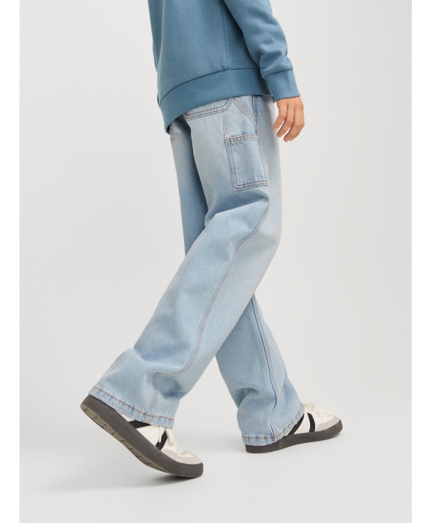 Jack & Jones Junior bukser i lyseblå denim til drenge billede 5