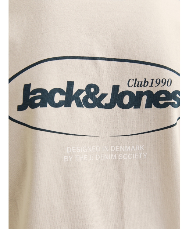 Jack & Jones Junior T-shirt i moonbeam med print til drenge billede 6