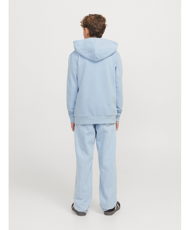 Jack & Jones Junior hoodie i lyseblå til drenge billede 5