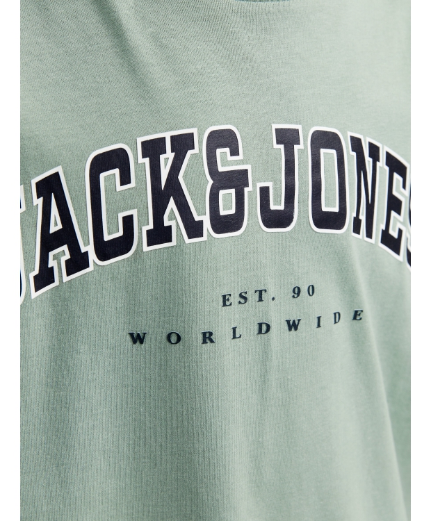 Jack & Jones Junior T-shirt i støvet grøn til drenge