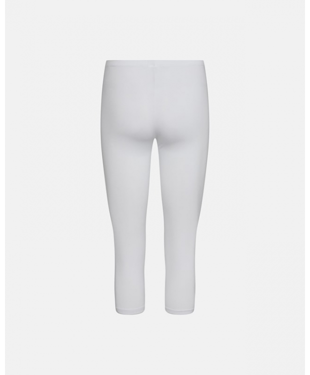 DECOY capri leggins i bambus i hvid til kvinder.