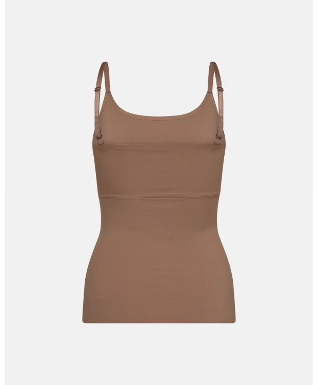 Decoy shapewear top i sandfarvet til kvinder