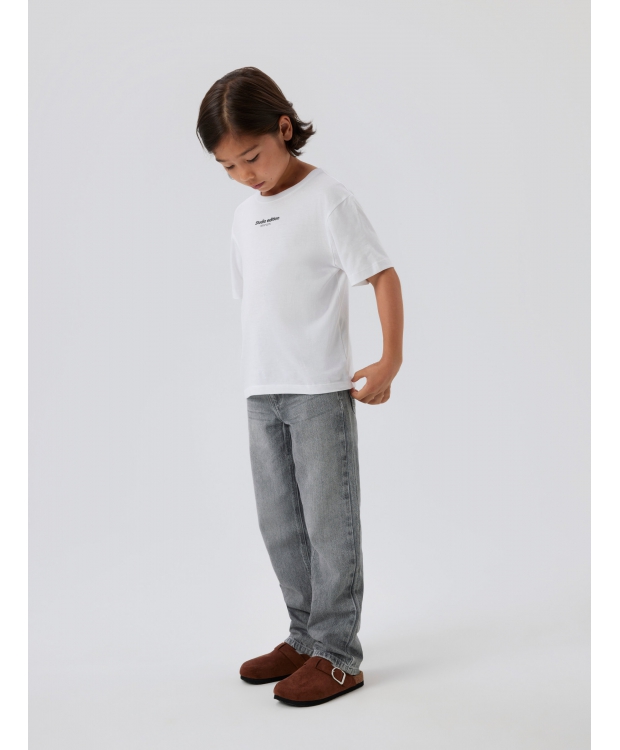 Name It denim bukser i lysegrå til drenge