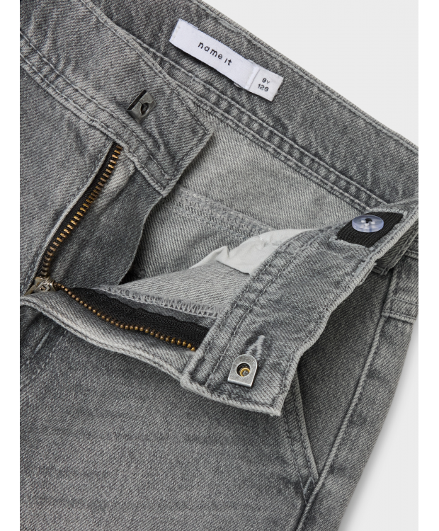 Name It denim bukser i grå til drenge billede 4