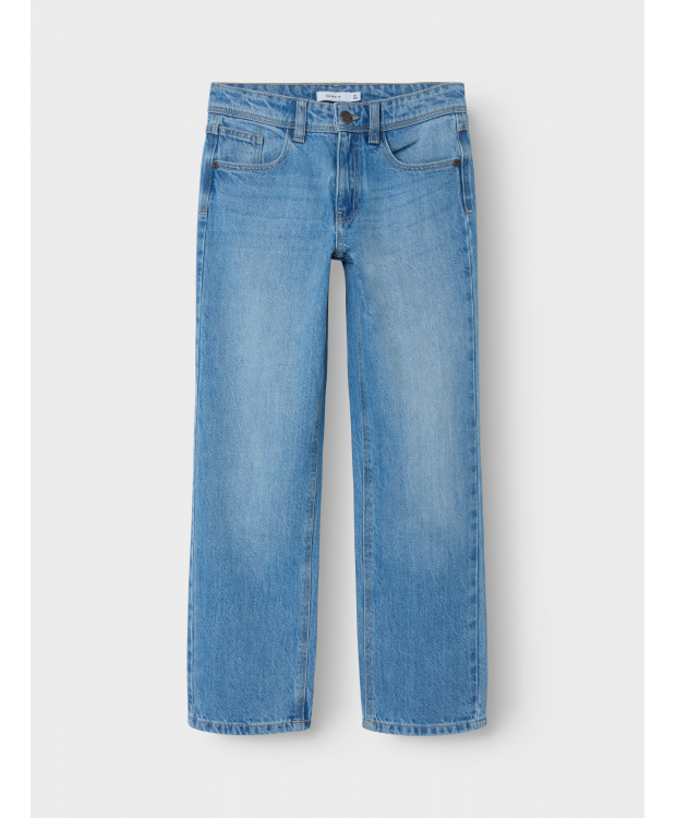 Name It denim bukser i lyseblå til drenge billede 6