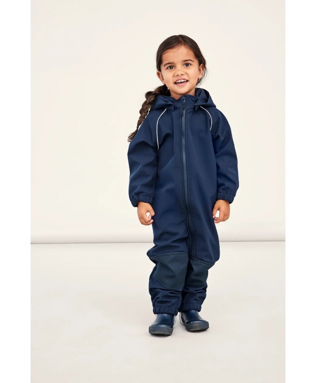 Name It softshell flyverdragt i Dark Sapphire til unisex