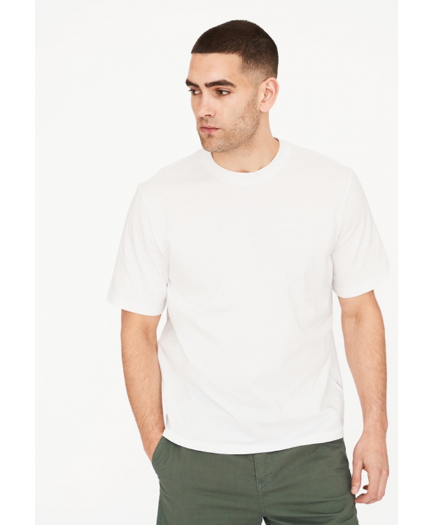 Resteröds t-shirt med ryg-print i hvid til herre billede 3