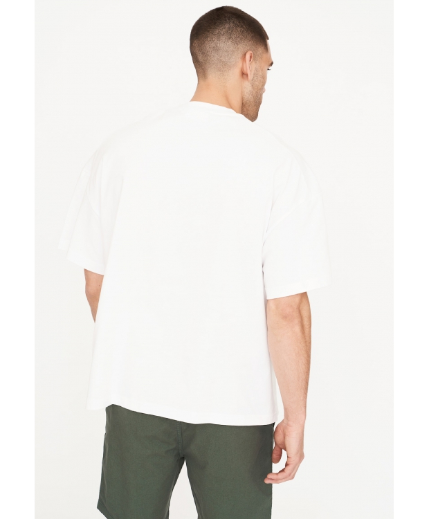 Resteröds t-shirt i hvid til herre | Oversized | billede 4