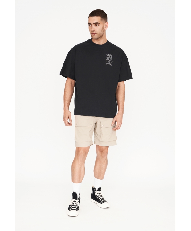 Resteröds t-shirt i sort til herre | Oversized | billede 3