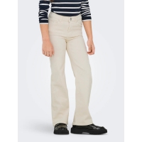 KIDS ONLY KOGJUICY wide fit jeans i hvid til piger