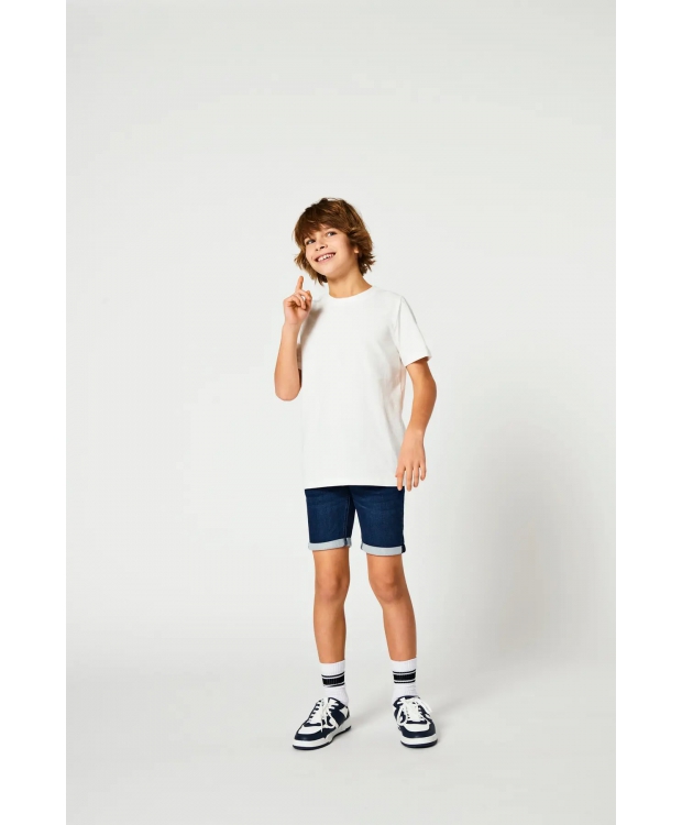 KIDS ONLY KOBPLY shorts skinny fit jeans i mørkeblå til drenge