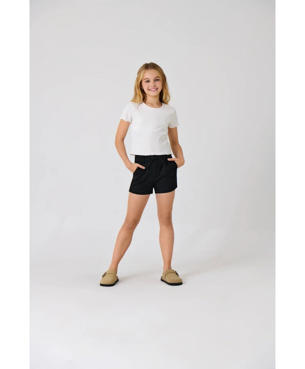 KIDS ONLY KOGPOPTRASH regular fit shorts i sort til piger