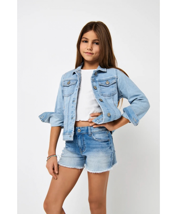 KIDS ONLY KOGSARA lyseblå denim jakke til piger