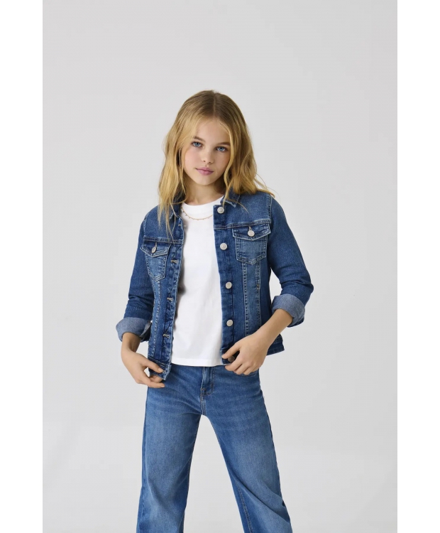KIDS ONLY KOGSARA blå denim jakke til piger