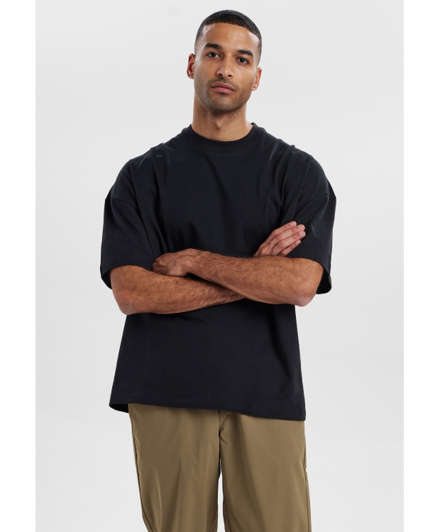 Resteröds t-shirt i sort til herre | Oversized | billede 3