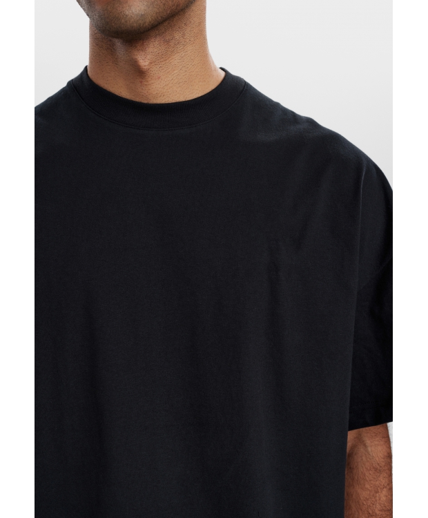 Resteröds t-shirt i sort til herre | Oversized | billede 4