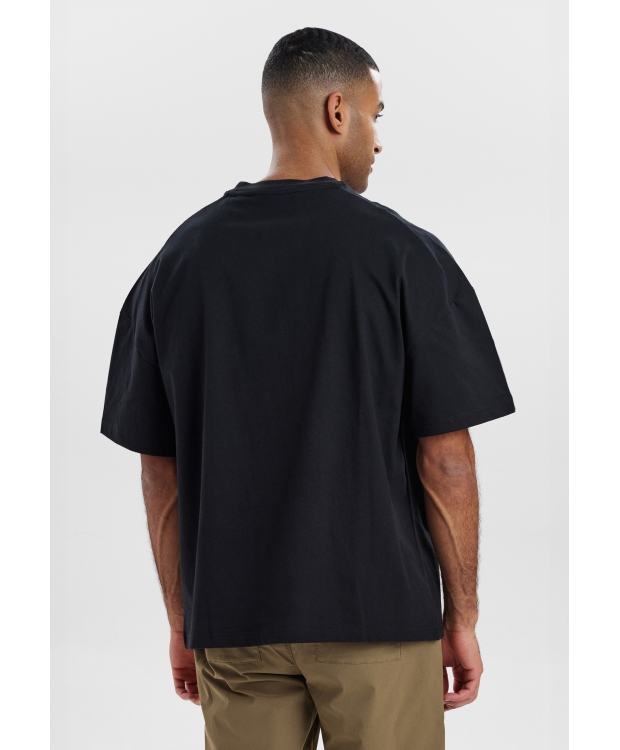 Resteröds t-shirt i sort til herre | Oversized | billede 5