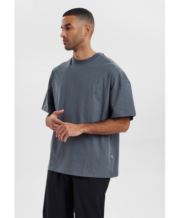 Resteröds t-shirt i grå til herre | Oversized | billede 4