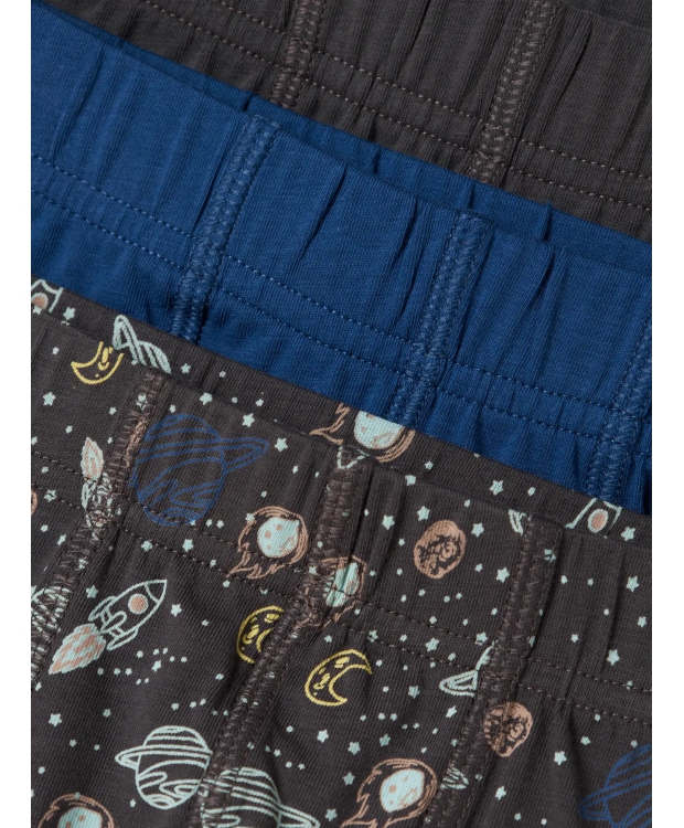 Name it 3-pak underbukser i Space blå til drenge billede 5
