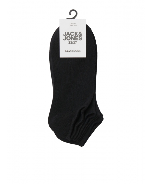 Jack & Jones Junior 5-pak ankelsokker i sort til drenge