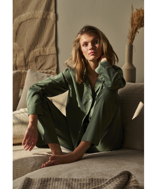 JBS Of Denmark Women bambus pyjamas bukser i grøn til kvinder billede 3