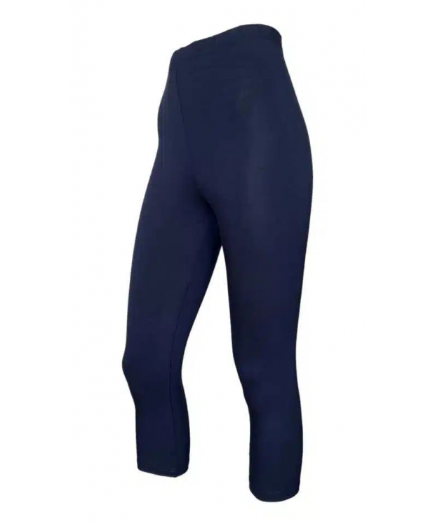 Festival bambus leggins capri 3/4 i navy til kvinder