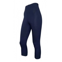 Festival bambus leggins capri 3/4 i navy til kvinder