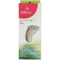 ReflexWear® Comfort & Diabetes "Low Cut"  unisex tynde ankelstrømper i neutral farve
