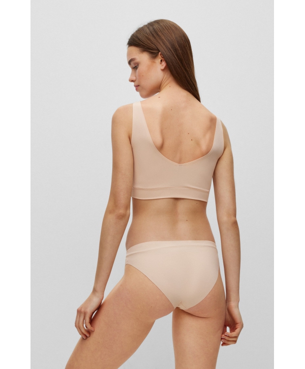 HUGO brief i beige til kvinder | Laserskåret billede 3