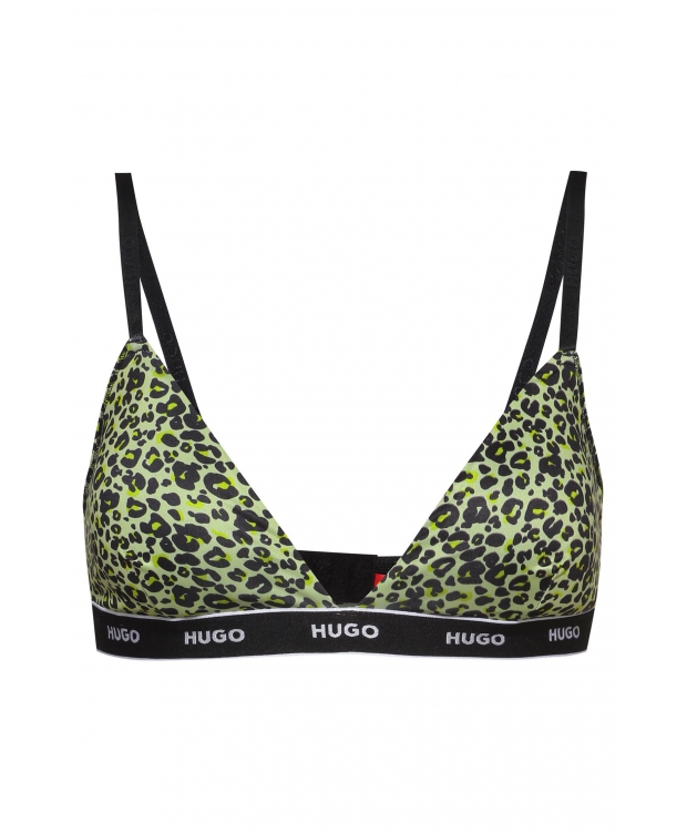 HUGO BH m. tynde stropper & leopardprint til kvinder