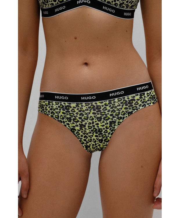HUGO thong m. leopard print til kvinder billede 4