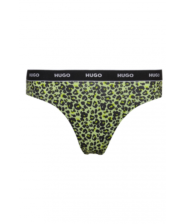 HUGO thong m. leopard print til kvinder