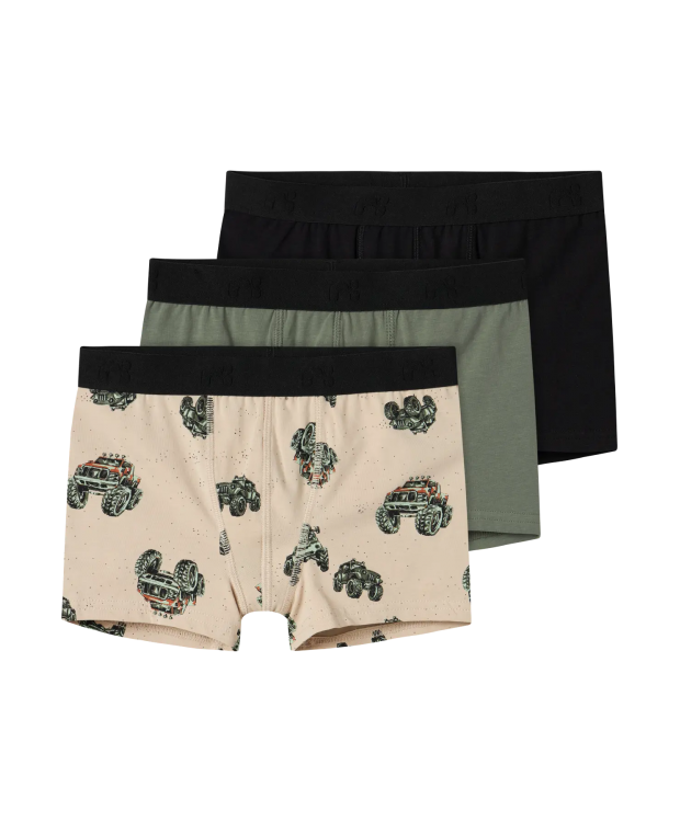 Name it 3-pak boxershorts/underbukser med Monster trucks til drenge