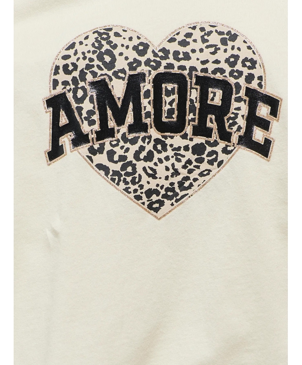 KIDS ONLY Amore t-shirt i cremet hvid til piger billede 3