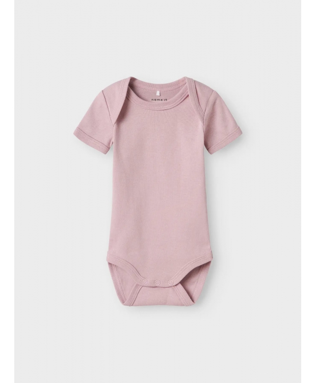 Name It 3pak Bodystocking i lyserød og hvid med blomster til baby
