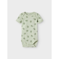 Name It 3pak Bodystocking i grøn med elefanter til baby