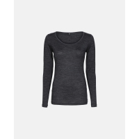 JBS of Denmark langærmet t-shirt økologisk uld grå til kvinder