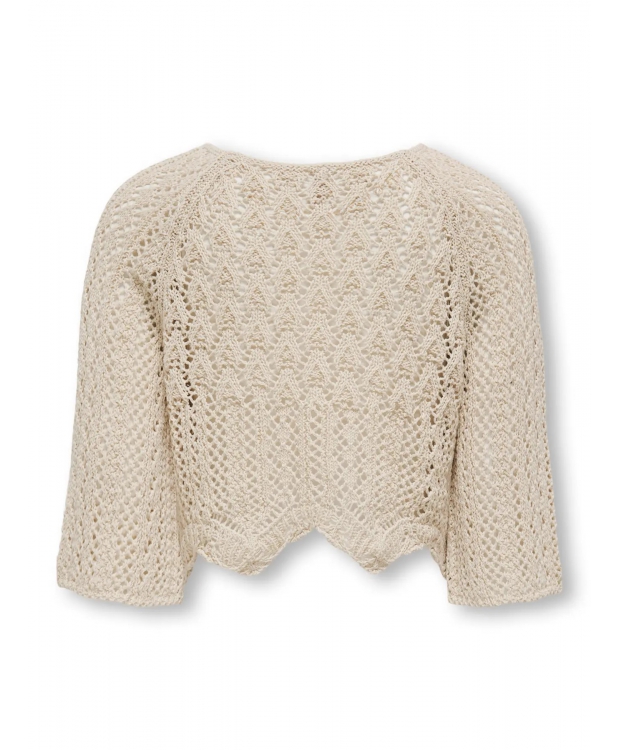 KIDS ONLY strikket pullover i cremet hvid til piger
