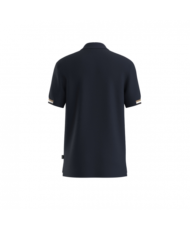 BOSS polo t-shirt i navy til herre | Regular fit |