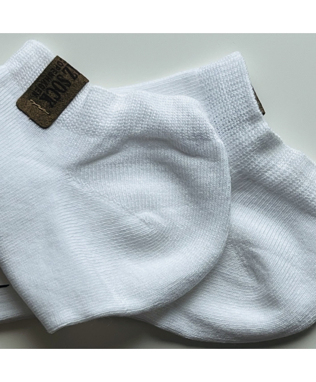 iZ Sock unisex bambus ankelstrømper  i hvid