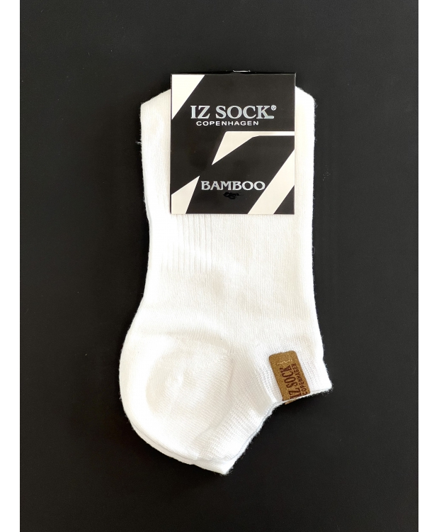 iZ Sock unisex bambus ankelstrømper  i hvid billede 3