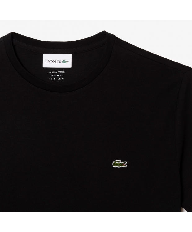 Lacoste T-shirt i Sort til Herre (Regular Fit) billede 4