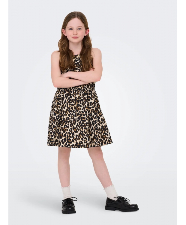 KIDS ONLY leopard kjole til piger